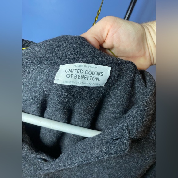 100% Lambswool Vintage Rugby Sweater - Picture 3 of 3